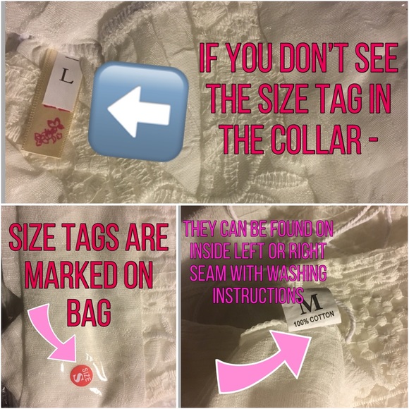 🌷HP 2/14🌷☯️White Boho Top☯️ - Picture 5 of 5